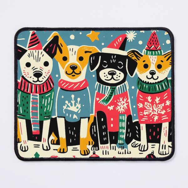Item preview, Merry Christmas Group of Cute Puppy Pet Fashion Gift for Dog Lovers [type 1] designed and sold by Magikdog.