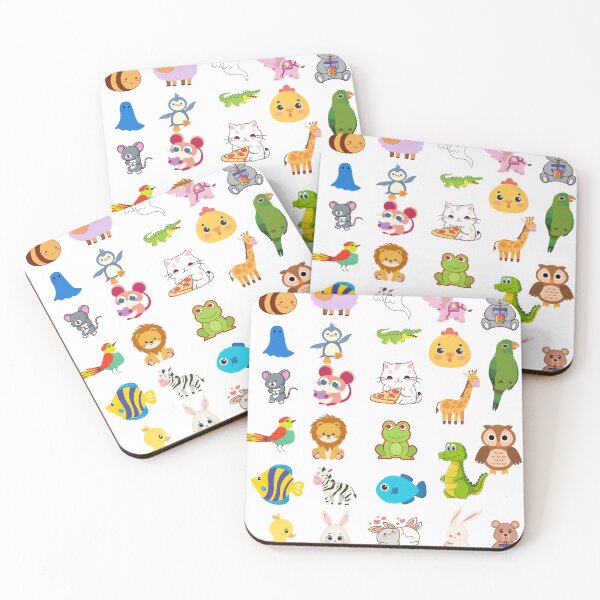 Item preview, cute animals stickers  designed and sold by Cuteanimecorner.