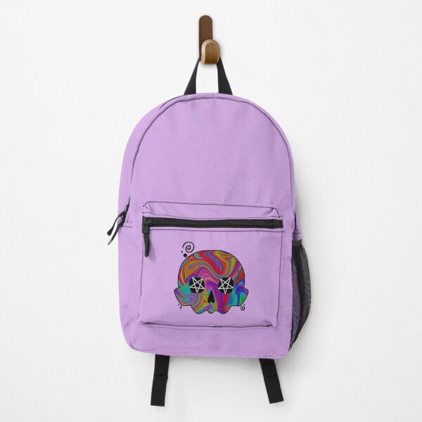 Item preview, Colorful Trippy Skull designed and sold by Knocked-Out.