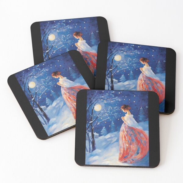Item preview, Winter Girl And Moonlight designed and sold by Michealfashion.