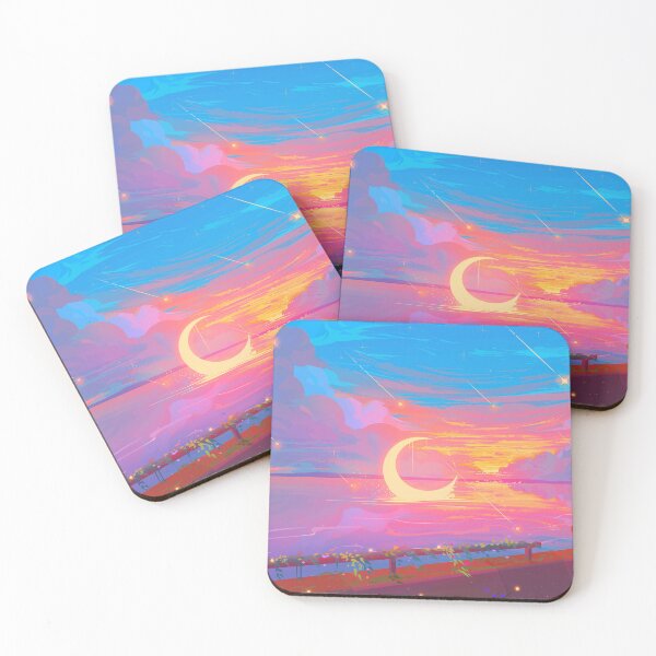 Item preview, Sunset with cats designed and sold by tektober.