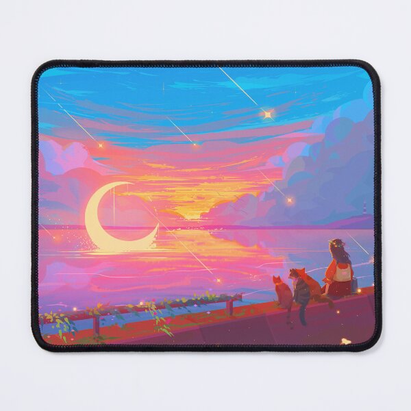 Item preview, Sunset with cats designed and sold by tektober.