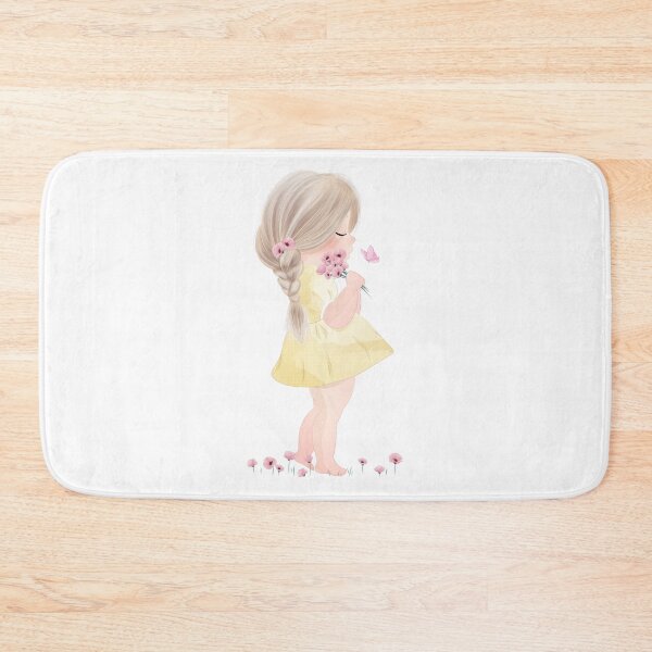 Item preview, cute girl flower, baby girl holding bunch of flowers, cute girl with flowers designed and sold by GreyStanzione1.