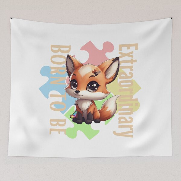 Item preview, Special needs | Extraordinary | Cute Fox designed and sold by Twinmommy Store.