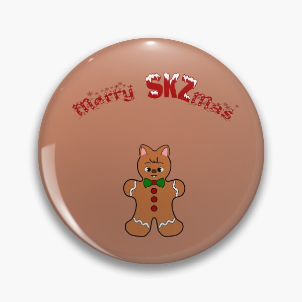 Item preview, Stray Kids Han Cristmas Print | Gingerbread Man Han | Merry SKZmas designed and sold by sanneenebrant.