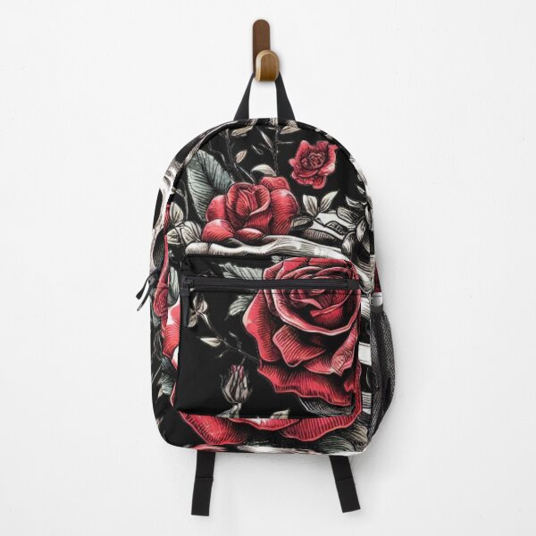 Item preview, Skeleton Adorned With Roses designed and sold by CreepyCornerArt.