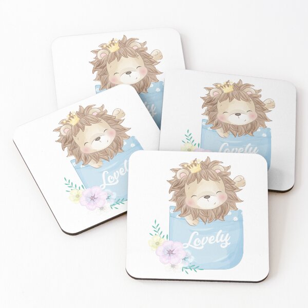 Item preview, cute lion cartoon in lovely box, cute cartoon head portrait, cute lion in box designed and sold by GreyStanzione1.