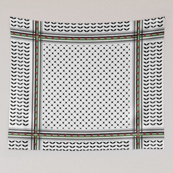 Item preview, Palestine Kufiya Pattern designed and sold by MissChatZ.