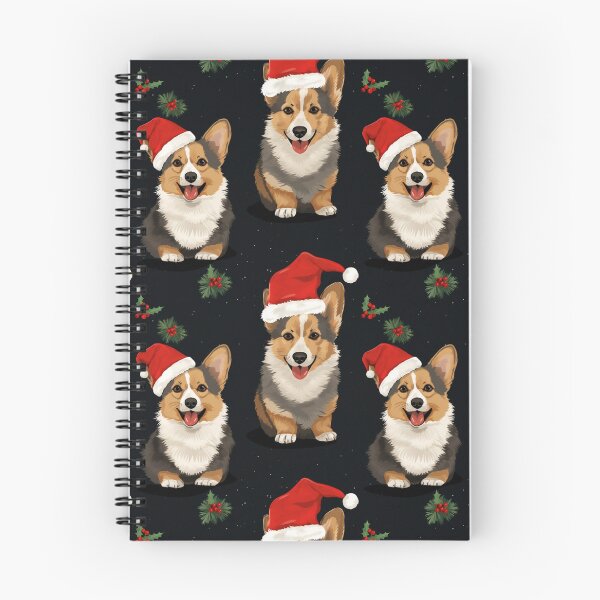 Artikelvorschau, Niedlicher Corgi mit roter Weihnachtsmütze entworfen und verkauft von filigreedigital.
