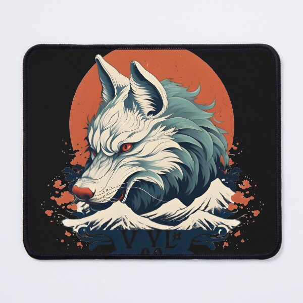 Item preview, wolf Ukiyo designed and sold by Nalisalala.