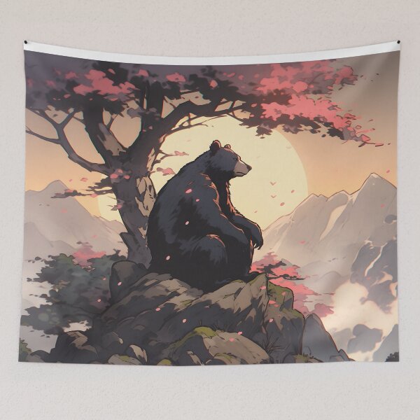 Item preview, Japanese Black Bear designed and sold by Yana Grech.