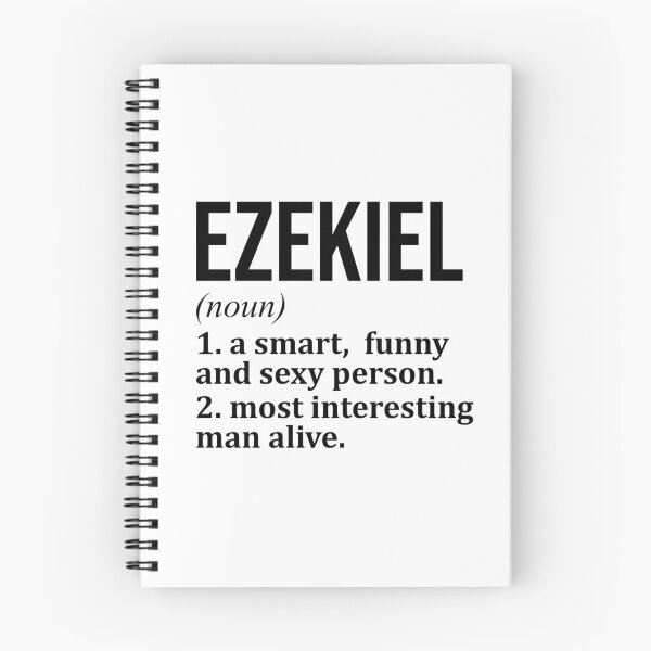 Item preview, Ezekiel Name Definition designed and sold by XCIV.