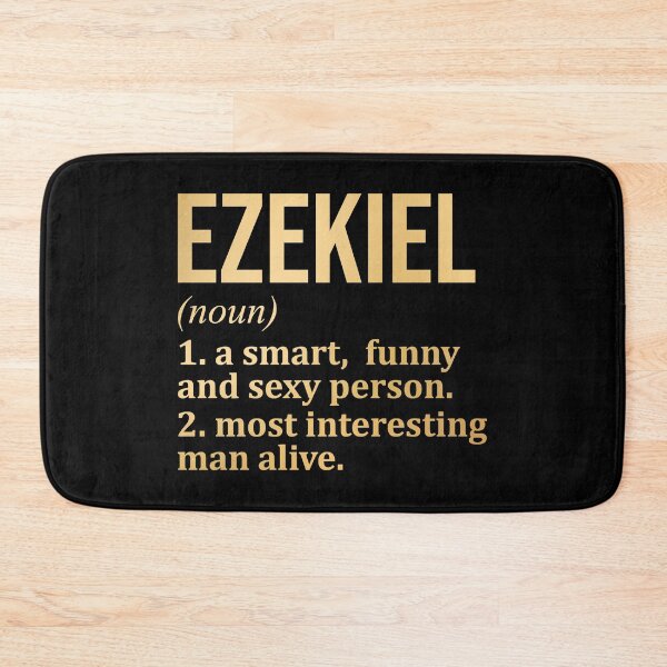 Item preview, Ezekiel Name Definition in Gold designed and sold by XCIV.