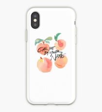 Call Me By Your Name - Peaches iPhone Case