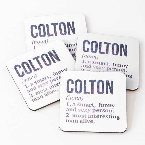 Item preview, Colton Name Definition designed and sold by XCIV.