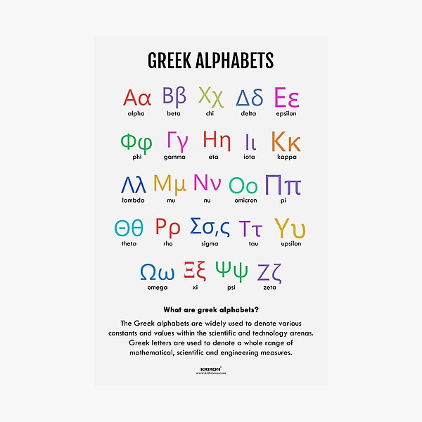 Item preview, Greek Alphabets designed and sold by VISUAL EDUCATION HUB.