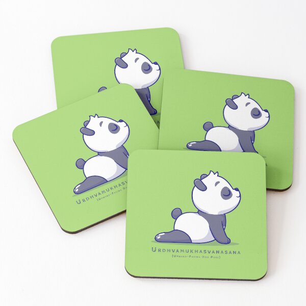 Item preview, Urdhva Mukha Svanasana | Yoga Pose : Baby Panda designed and sold by savasanaqueen.