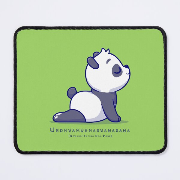 Item preview, Urdhva Mukha Svanasana | Yoga Pose : Baby Panda designed and sold by savasanaqueen.