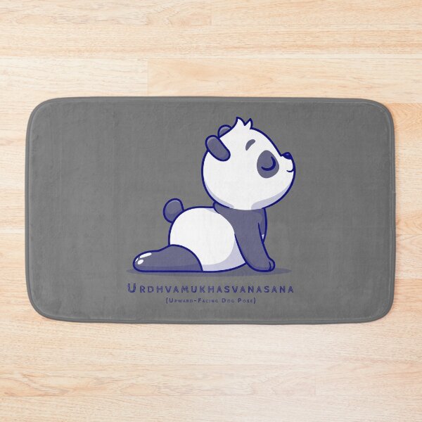 Item preview, Urdhva Mukha Svanasana | Yoga Pose : Baby Panda designed and sold by savasanaqueen.