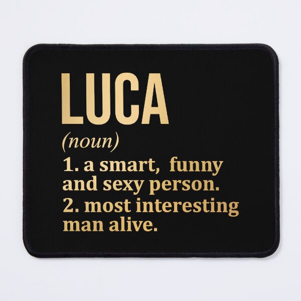 Item preview, Luca Name Definition in Gold designed and sold by XCIV.