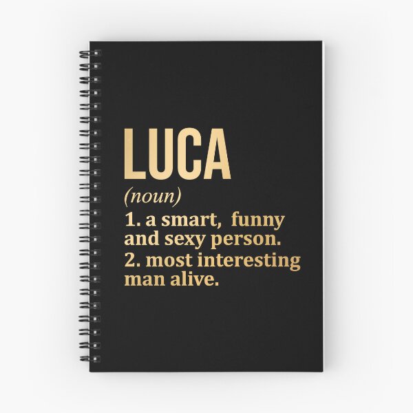 Item preview, Luca Name Definition in Gold designed and sold by XCIV.