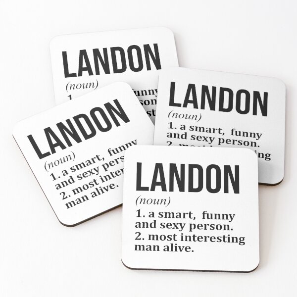Item preview, Landon Name Definition designed and sold by XCIV.