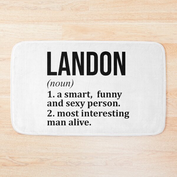 Item preview, Landon Name Definition designed and sold by XCIV.