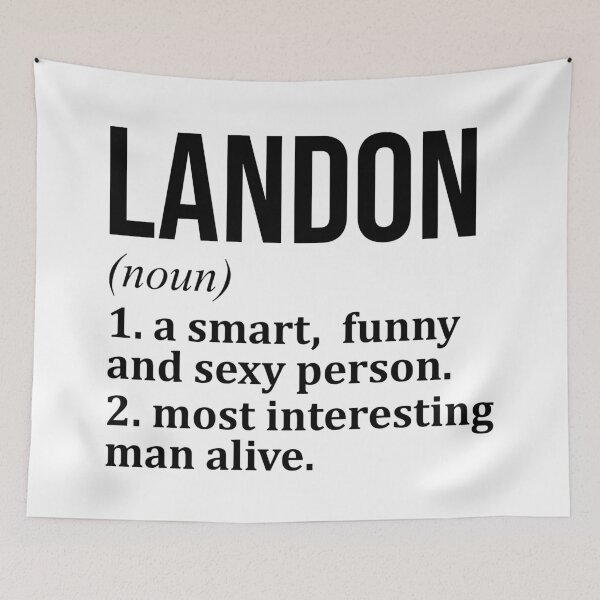 Item preview, Landon Name Definition designed and sold by XCIV.