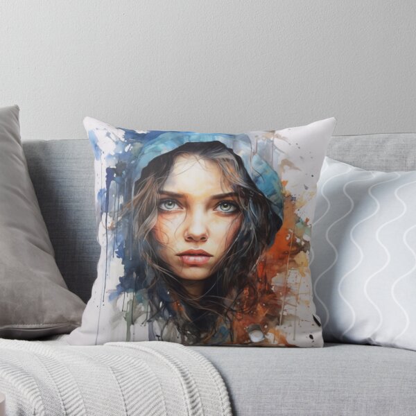 Item preview, Portrait, of a beautiful young woman's face(เพื่อนมัท)  designed and sold by Icon-Network.