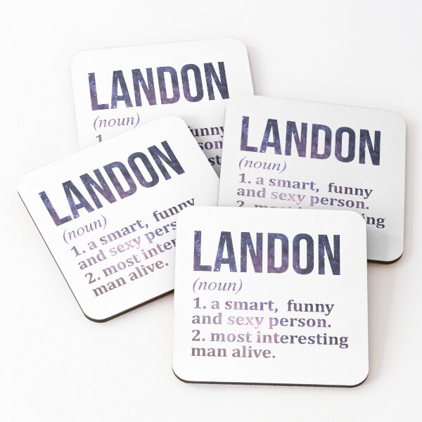 Item preview, Landon Name Definition designed and sold by XCIV.