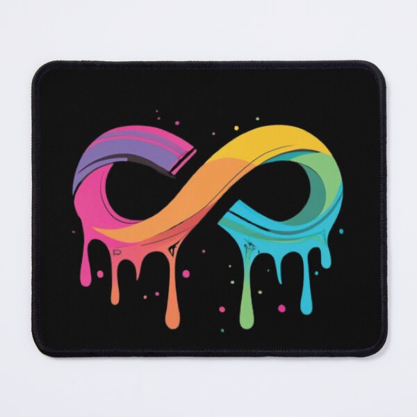 Item preview, Autistic Pride rainbow infinity Symbol designed and sold by UrbanGraphixs.
