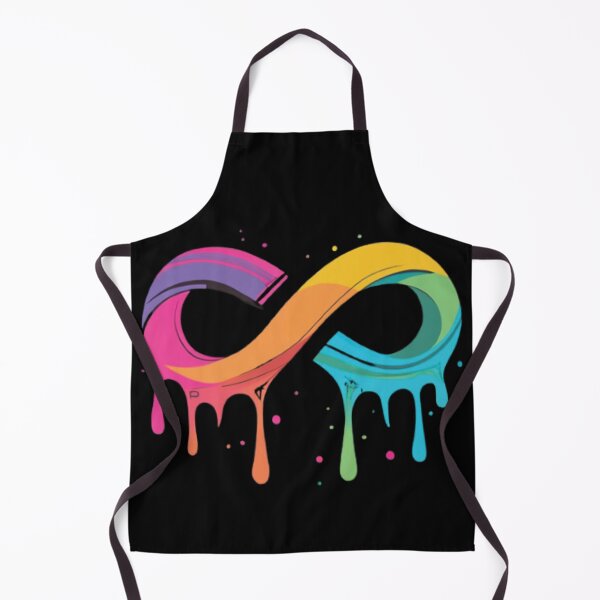 Item preview, Autistic Pride rainbow infinity Symbol designed and sold by UrbanGraphixs.