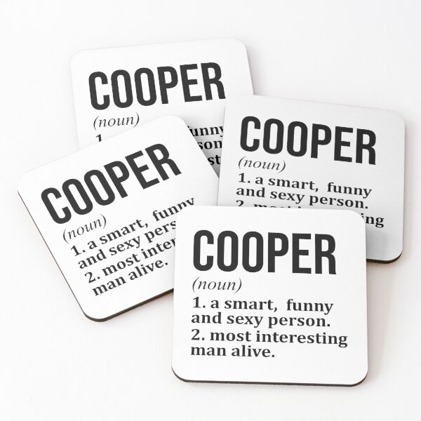 Item preview, Cooper Name Definition designed and sold by XCIV.