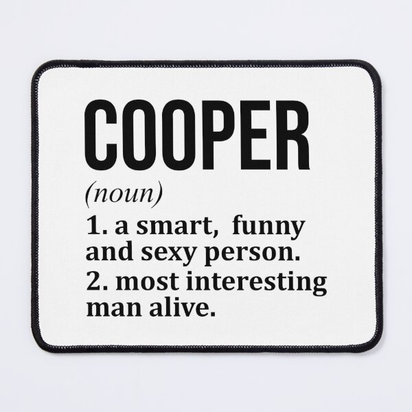 Item preview, Cooper Name Definition designed and sold by XCIV.