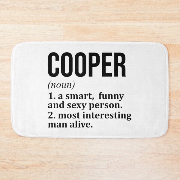 Item preview, Cooper Name Definition designed and sold by XCIV.