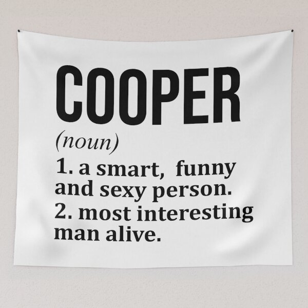 Item preview, Cooper Name Definition designed and sold by XCIV.