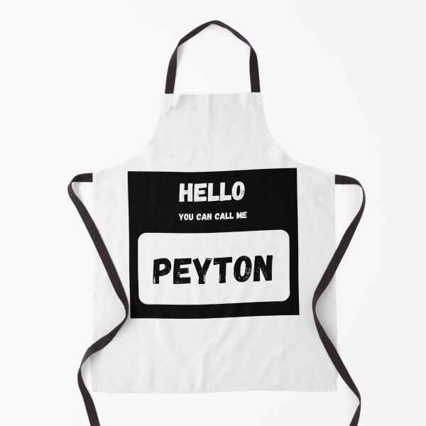 Item preview, Hello you can call me PEYTON Stylish Black Letter Edition designed and sold by IssaraStudio.