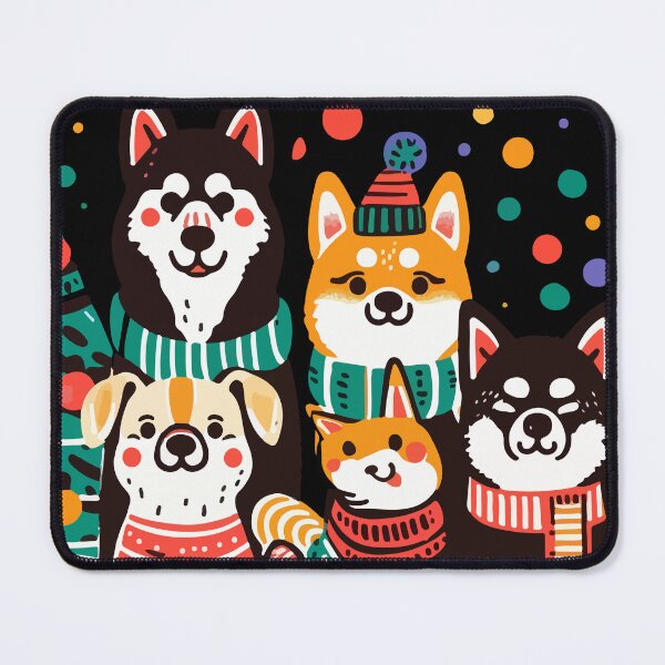 Item preview, Merry Christmas Group of Cute Puppy Pet Fashion Gift for Dog Lovers [type 2] designed and sold by Magikdog.