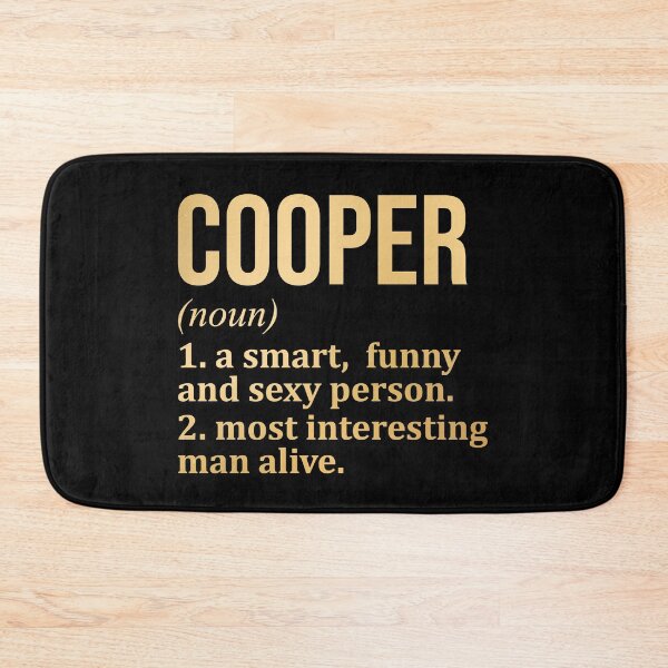 Item preview, Cooper Name Definition in Gold designed and sold by XCIV.