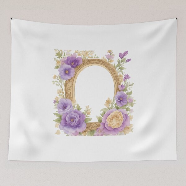 Item preview, Purple floral frame designed and sold by Jayjaynaenae.
