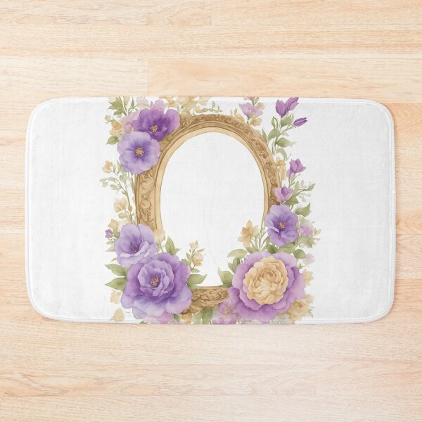 Item preview, Purple floral frame designed and sold by Jayjaynaenae.