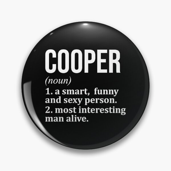 Artikelvorschau, Definition des Cooper-Namens entworfen und verkauft von XCIV.