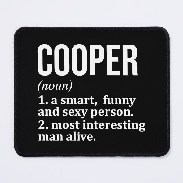 Item preview, Cooper Name Definition designed and sold by XCIV.