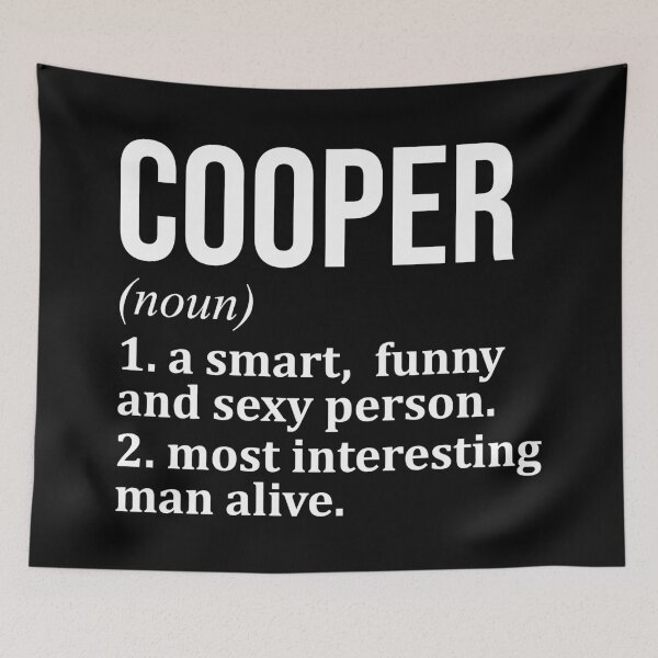 Item preview, Cooper Name Definition designed and sold by XCIV.