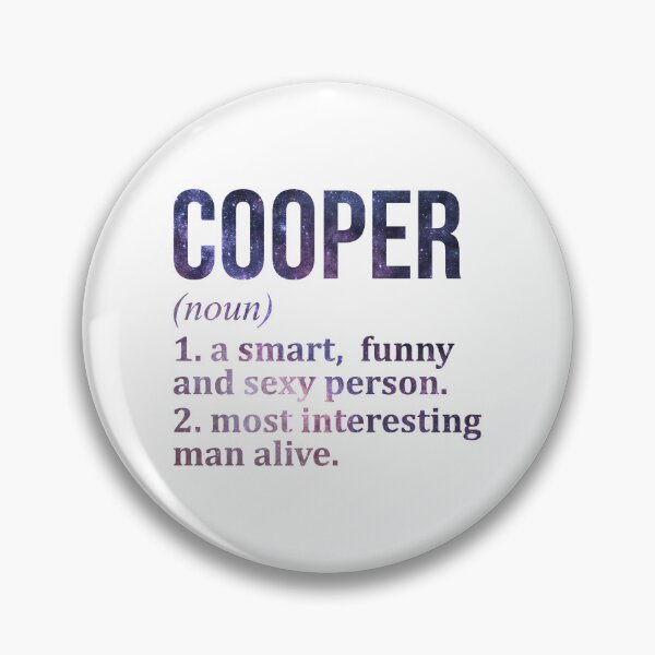 Artikelvorschau, Definition des Cooper-Namens entworfen und verkauft von XCIV.