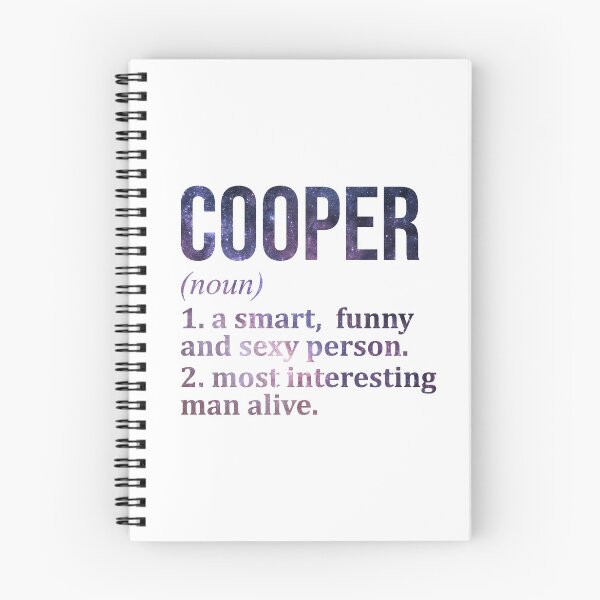 Artikelvorschau, Definition des Cooper-Namens entworfen und verkauft von XCIV.