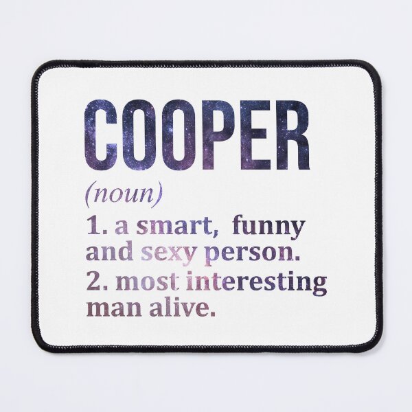 Item preview, Cooper Name Definition designed and sold by XCIV.