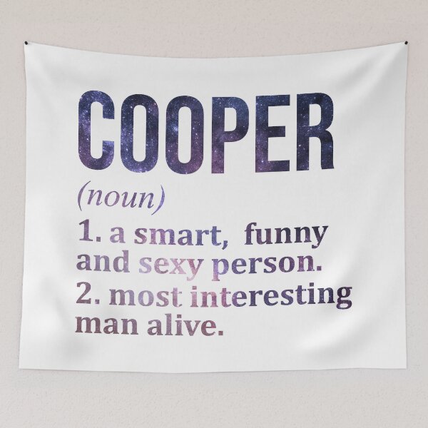 Item preview, Cooper Name Definition designed and sold by XCIV.