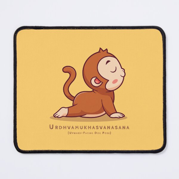 Item preview, Urdhva Mukha Svanasana | Yoga Pose : Baby Monkey designed and sold by savasanaqueen.