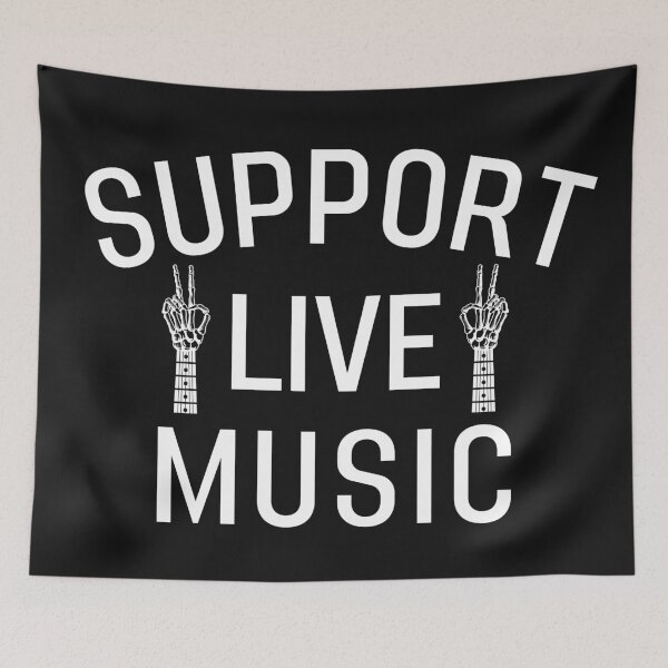 Item preview, support live music Classic T-Shirt designed and sold by padeddesignart.